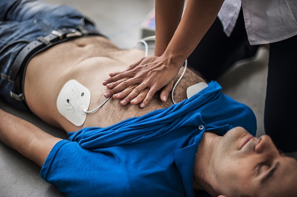 CPR Training in action